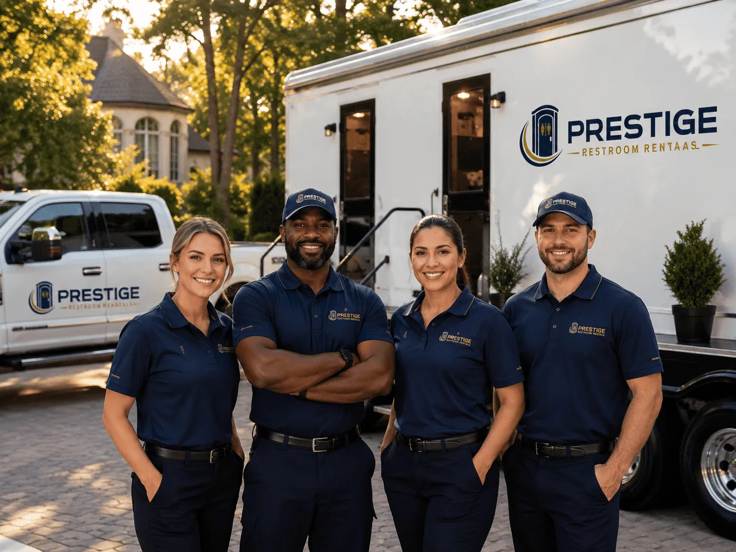 Trusted Luxury Portable Restrooms company in Groves, TX